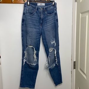 Hollister ripped jeans